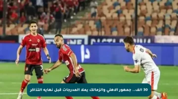 30 ألف.. جمهور الأهلي والزمالك يملأ المدرجات قبل نهاية التذاكر